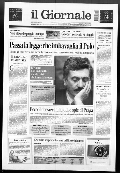 Il giornale : quotidiano del mattino